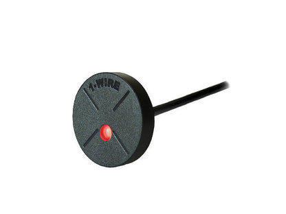 1-Wire RFID reader with bi-colour LED, 125 kHz band 12mm Thread Mount ...